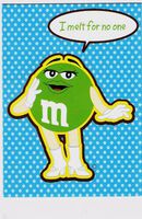 M&M's Blank Note Card Set