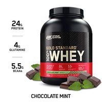 OPTIMUM NUTRITION GOLD STANDARD 100% Whey Protein Powder, Chocolate Mint, 5 Pound (Package May Vary)