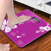 Zhang Xiao Hong Shop Digital Electronic Scale Human Scale Health Scale Rechargeable Flower Portable Tempered Glass
