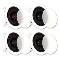 Theater Solutions CS4C in Ceiling Speakers Surround Sound Home Theater 2 Pair Pack 2CS4C