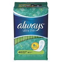 Ultra Thin Pads, Super Long, 40/pack