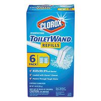 Clorox 14882CT Disinfecting ToiletWand Refill Heads Blue/White