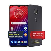 Moto Z4 with Alexa Hands-Free (Moto 360 camera included) – Unlocked Smartphone – 128 GB – Flash Gray