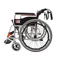 Handicapped Lightweight Folding Manual Wheelchair,Back Foldable Dimensions Ultra Lightweight Folding Wheelchair