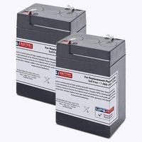 6V 4.5Ah UPS Battery Replacement for CSB CP640-2 Pack