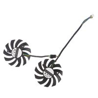 Hacloser Graphics Card Fan Replacement, 75mm 0.35A PLD08010S12HH Cooler Fan for MSI GTX Graphics Video Card