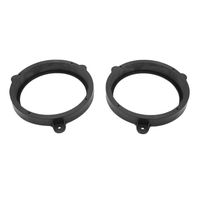 uxcell 2pcs 6.5" Car Stereo Speaker Spacer Adapter Ring for Subaru Forester Rear Door