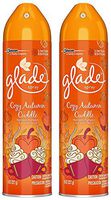 Glade Air Freshener Spray - Limited Edition - Winter Collection 2017 - Cozy Autumn Cuddle - Net Wt. 8 OZ (227 g) Per Can - Pack of 2 Cans