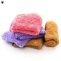 5 pcs Plush Microfiber Cloth Household Cleaning Cloth Better Than Cotton Kitchen Towels Micro Fiber Towel Kitchen Towel Thick
