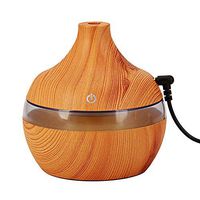 Docooler 300ml Aroma Diffuser USB Air Humidifier Water Type Wood Mini Mute Essential Oil Aromatherapy Machine for Home Office