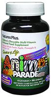 Nature's Plus Animal Parade Children's Chewable Multi-Vitamin and Mineral Supplement Assorted Flavors - 90 Chewable Tablets