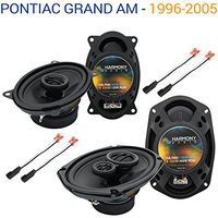 Compatible with Pontiac Grand AM 1996-2005 OEM Speaker Upgrade Harmony R46 R69 Package New