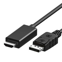 Displayport to HDMI Cable,DP Port to HDMI Cable (10 Feet/3M) 1080p Full HD for PCs to HDTV, Monitor, Projector with HDMI Por (Silve Plated)