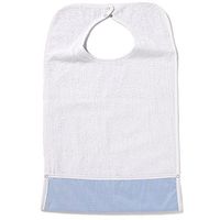 NorthShore ShirtSafe Bib, White Terry, Each