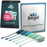 Ikegel: Easy to Use Pelvic Floor Strengthening Device with Kegel Exercise eBook | These Kegel Exercise Products are Doctor Recommended, Ideal Kegel Balls for Tightening and Bladder Control