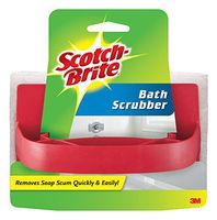 3M Scotch-Brite Handled Bath Scrubber, 3.5 in. x 5.8 in., 1/Pack - 7723