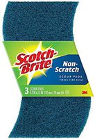 Scotch-Brite Non-Scratch Scour Pads 3 ea (Pack of 6)