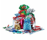 Giftmate 60 Piece 1-2-3 Gift Bag & Tag Set - Easy Gift Wrapping for the Holidays! by GiftMate Drawstring Gift Bags