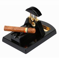 Cigar Cutter Metal Stainless Steel Cigar Cutter Desktop Solid Wood Thick Cigar Cutter