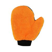 FinancePlan Car Clean Cloths Wash Mitten Microfiber Coral Fleece Super Absorption Gloves