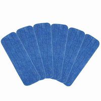 Microfiber Spray Mop Replacement Heads for Wet/Dry Mops Floor Cleaning Pads Compatible with Bona Floor Care System (6 Pack)