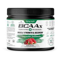 BCAA Powder with Nitric Oxide Booster - Pomegranate Watermelon Muscle Strength and Recovery