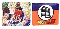 KC Dragon Ball Z Leather Bi-fold Wallet Characters Goku Symbol Wallet Dragon Ball Accessories