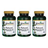 Swanson Natural Vitamin E 1000 Iu (671.10 Milligrams) 100 Sgels (3 Pack)