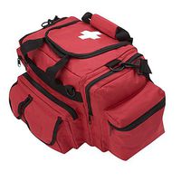 ASA Techmed First Aid Responder EMS Emergency Medical Trauma Bag Deluxe (red)
