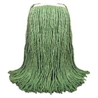 Boardwalk BWK8024G Cut-End Yarn Mop Head, Green, 1-1/4" Headband (Case of 12)