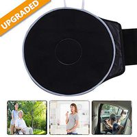 lifeasysoso New Swivel Seat Cushion,360°Rotating Cushion Non-Slip Auto Car Mat Round Disc Rotary Chair Pads Breathable Base Revolving Washable Flexible Mobility Aid Pain Relieving 16" x 1"