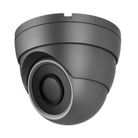 HDView 2.4MP 4-in-1 HD (TVI/AHD/CVI/960H) 1080P Outdoor Black Film Technology Better Matrix IR Night Vision Turbo Platinum Dome Camera Grey