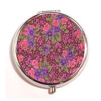 Vintage Floral Pattern Custom Fashion Pill Box Medicine Tablet Holder Organizer Case for Pocket or Purse