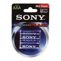 Sony Stamina Plus AAA Alkaline Batteries (4 Pk)