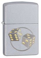 Zippo Personalized Message Engraved on Backside Customized Dice Windproof Lighter