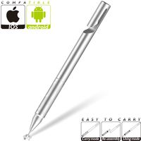 Universal Stylus Pen with 2 Replaceable Disc Tips, LACORAMO Cooper Touch Pen/Digital Pen with Anti Skid Texture Grip, Compatible with iPhone/iPad/Samsung/Tablets, Android/iOS Touch Screen