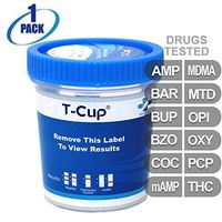 MiCare [1pk] - 12-Panel Multi Drug Test Cup (AMP/BAR/BUP/BZO/COC/mAMP/MDMA/MTD/OPI/OXY/PCP/THC) #MI-TDOA-6124