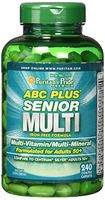 Puritans Pride Abc Plus Senior Multivitamin Multi-mineral Formula Caplets, 240 Count