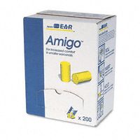 Aearo EAR : EAR Classic Small Ear Plugs in Pillow Paks, PVC Foam, Yellow, 200 Pairs/Box -:- Sold as 2 Packs of - 200 - / - Total of 400 Each
