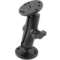 Ram Mount RAM-B-101U 1-Inch Diameter Ball Mount with 2/2.5-Inch Round Base (Black) (Renewed)