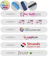 50 Personalized Plastic Nail File Printed with Your Logo or Message in Full Color