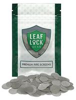 Leaf Lock Gear Premium Stainless Steel Tobacco Pipe Screen Filters - 1/2" (0.5) (250)