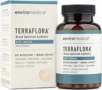Enviromedica Terraflora Deep Immune SBO Probiotic + Prebiotic Supplement - a Soil Based Shelf Stable Bacillus Spore Form Synbiotic with LC-Plasma – a Powerful Immune Booster (60ct)