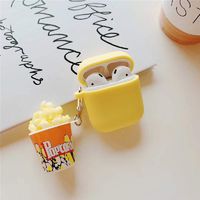 Lybauri 3D Bubble Tea Box Design Case for Airpods, Shock-proof Cover and Skin for Apple Airpods Charging Case (Corn)