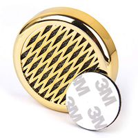 Cigar Humidifier, Anync Cigar Humidor Humidifier with 3M Magic Patch for Cigars Humidor, Round and PVC Material, Gold Tone