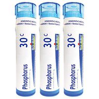 Boiron Phosphorus 30c, 80 Pellets, Homeopathic Medicine for Dizziness with Sleeplessness, 3 Count