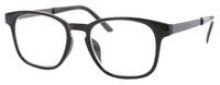 Techies Computer Glasses Featuring Techno Blue Light UV Blocking Anti-Glare and Reflection Lens No Power (Style 3 - Black)