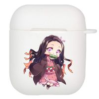 Phoetya Demon Slayer: Kimetsu no Yaiba Airpod Case Japanese Anime Airpods Cover, Portable & Protective Silicone Skin Cover Case(Style 3)