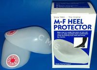 M-F Athletic Plastic Heel Protector Cups Heat Moldable Regular W7.5+/M6+ BOX PAIR by M-F
