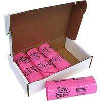 Envision TGUF TidyGirl Feminine Hygiene Disposal Bag Refills, Antimicrobial Additive, Odor Control, 30% Recycled Content, Pink (Pack of 600)